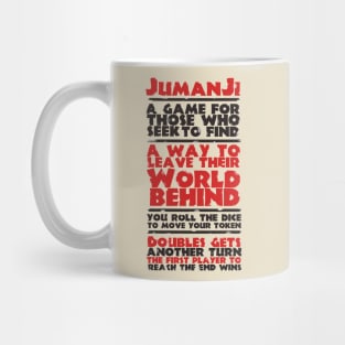 Jumanji rules Mug